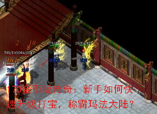 170金币版传奇:新手如何快速升级打宝,称霸玛法大陆? 170金币版传奇:新手如何快速升级打宝,称霸玛法大陆?