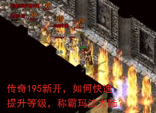 传奇195新开,如何快速提升等级,称霸玛法大陆? 传奇195新开,如何快速提升等级,称霸玛法大陆?