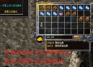 传奇私服SF发布网推荐及游戏攻略常见问题解析? 传奇私服SF发布网推荐及游戏攻略常见问题解析?