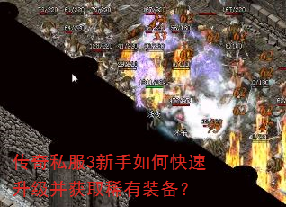传奇私服3新手如何快速升级并获取稀有装备? 传奇私服3新手如何快速升级并获取稀有装备?