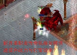 新开单职业传奇私服如何快速提升战力与打宝效率? 新开单职业传奇私服如何快速提升战力与打宝效率?