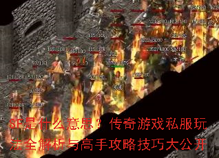 SF是什么意思?传奇游戏私服玩法全解析与高手攻略技巧大公开 SF是什么意思?传奇游戏私服玩法全解析与高手攻略技巧大公开