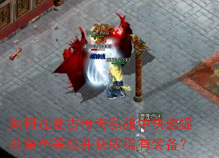 如何在复古传奇私服中快速提升角色等级并获取稀有装备? 如何在复古传奇私服中快速提升角色等级并获取稀有装备?