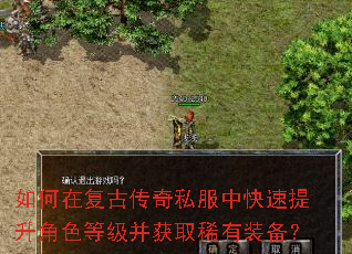 如何在复古传奇私服中快速提升角色等级并获取稀有装备? 如何在复古传奇私服中快速提升角色等级并获取稀有装备?