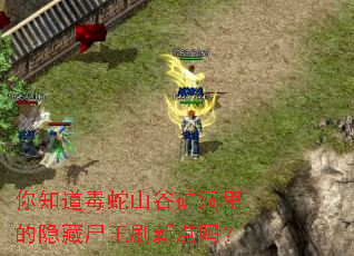 你知道毒蛇山谷矿洞里的隐藏尸王刷新点吗? 你知道毒蛇山谷矿洞里的隐藏尸王刷新点吗?